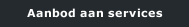 Aanbod aan services
